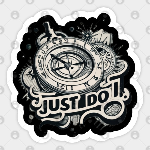 just do it Sticker by AOAOCreation